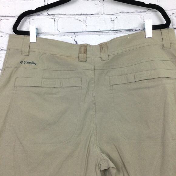 Columbia Men’s Omni-shield Advanced Repellency Flat Front Casual Tan Shorts 40 - Picture 5 of 13